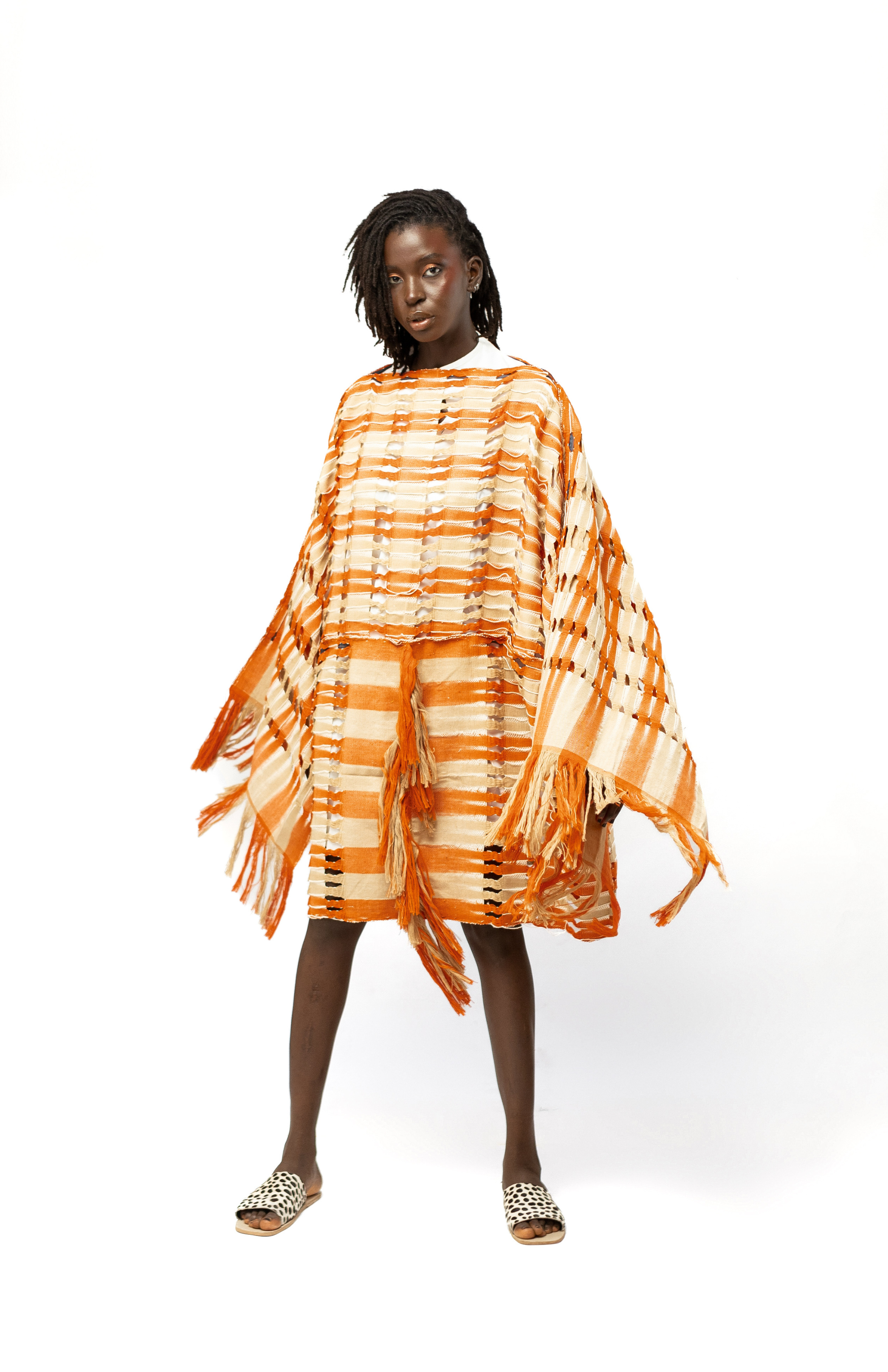 Kirat poncho - Orange